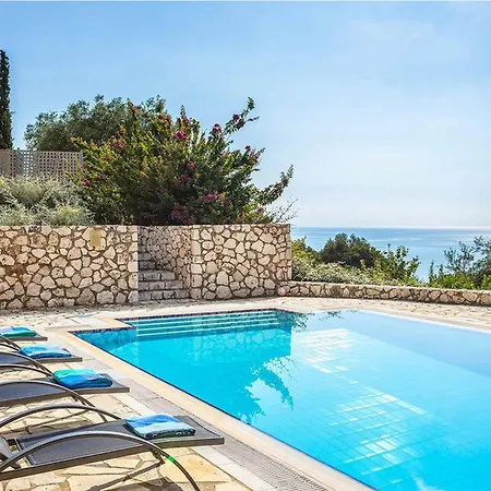 فيلة Endearing Kefalonia 3 Bedrooms Afrato Sea View Private Pool Wonderful Sea View Trapezaki *