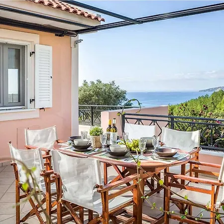Endearing Kefalonia 3 Bedrooms Afrato Sea View Private Pool Wonderful Sea View Trapezaki 特拉佩扎奇