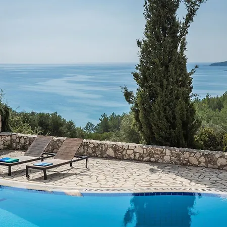 Endearing Kefalonia 3 Bedrooms Afrato Sea View Private Pool Wonderful Sea View Trapezaki